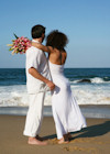 Hawaii Beach Wedding Couple Photo